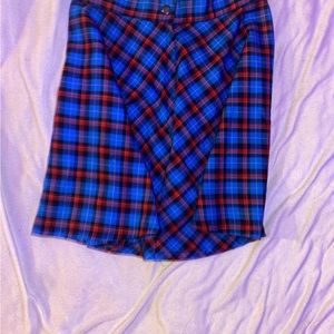 Plaid skirt
